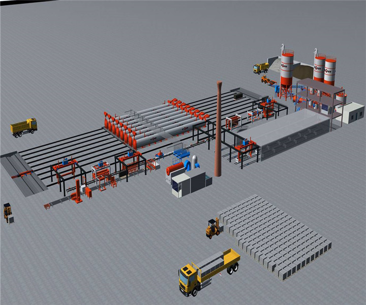 年产30万立方加气块设备生产线